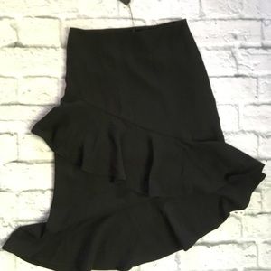 New with Tags Le Lis Sm Asymmetrical Black Skirt
